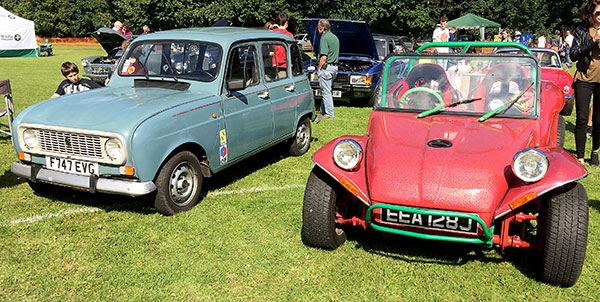 VW Buggy Renault 4 at the Thurlow Fair