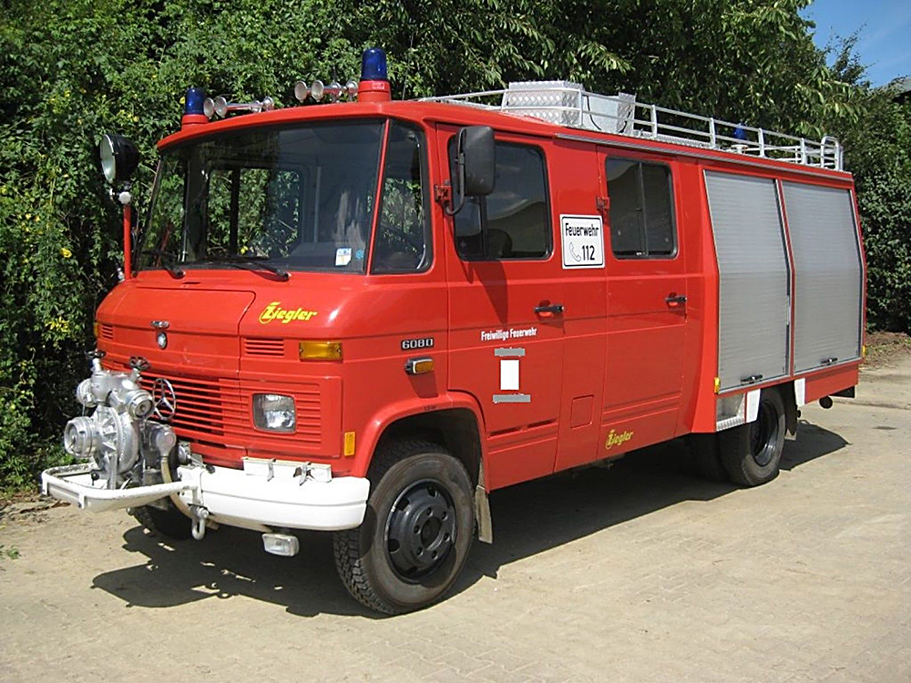 Feuerwehr from Düsseldorf | Fire Engine Camper Van Conversion | Mercedes Benz 608D | Van Life UK